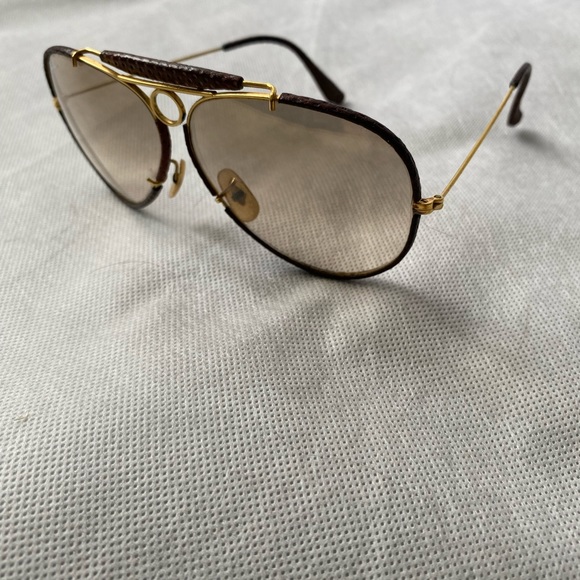 Ray-Ban Vintage 62mm Leather Aviation Limited Edition (AUTHENTIC) - Picture 5 of 5